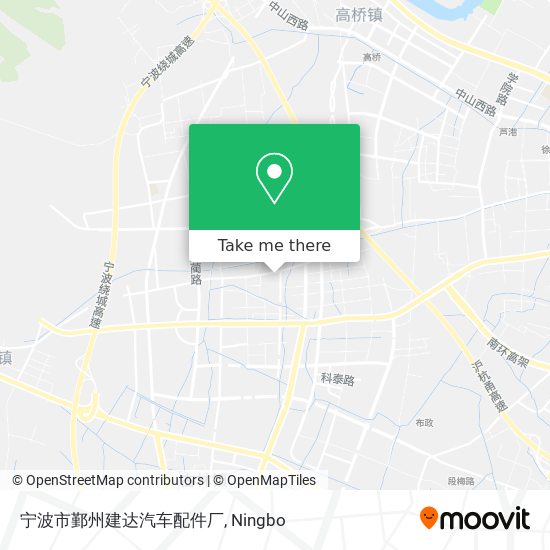 宁波市鄞州建达汽车配件厂 map
