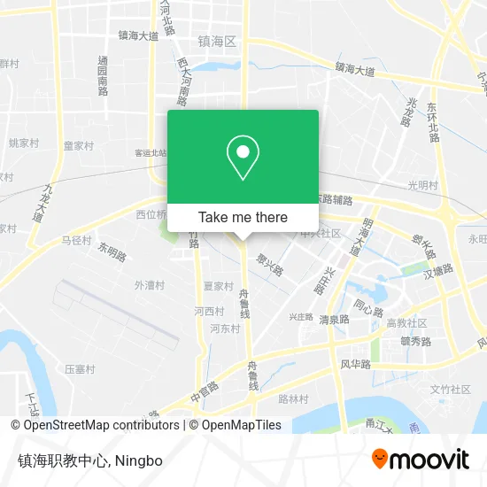 镇海职教中心 map