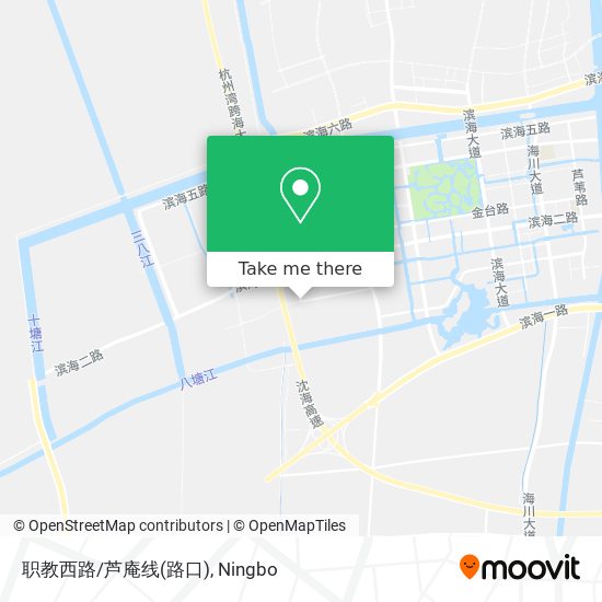 职教西路/芦庵线(路口) map