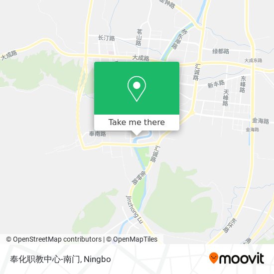 奉化职教中心-南门 map