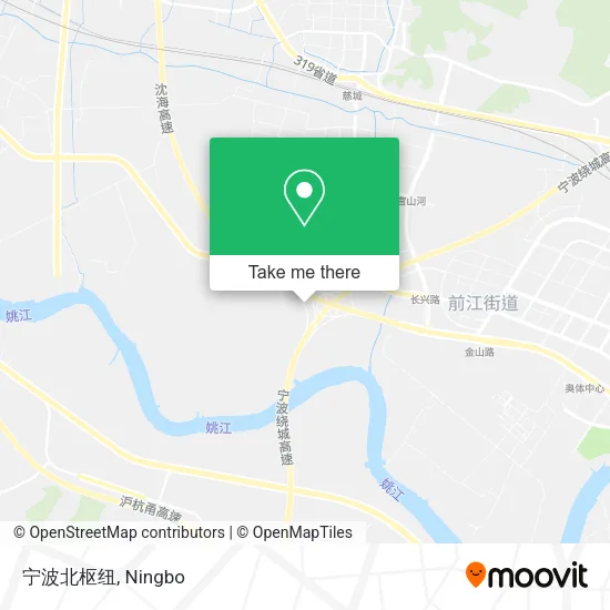 宁波北枢纽 map