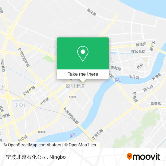 宁波北越石化公司 map