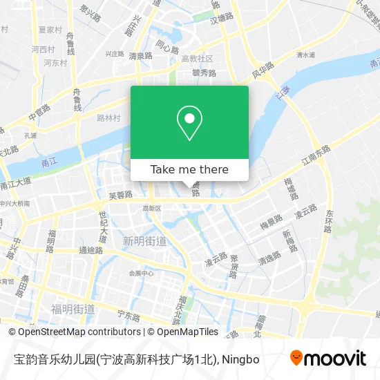 宝韵音乐幼儿园(宁波高新科技广场1北) map