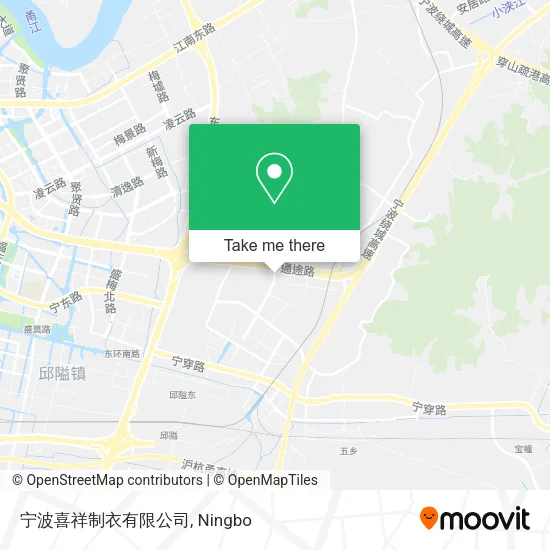 宁波喜祥制衣有限公司 map