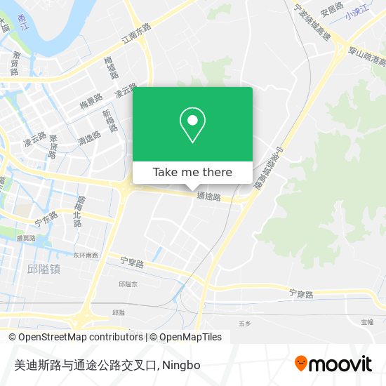 美迪斯路与通途公路交叉口 map