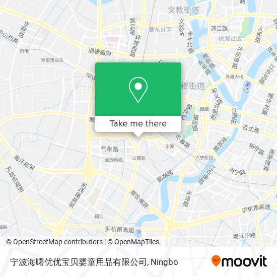 宁波海曙优优宝贝婴童用品有限公司 map