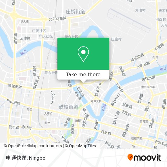 申通快递 map