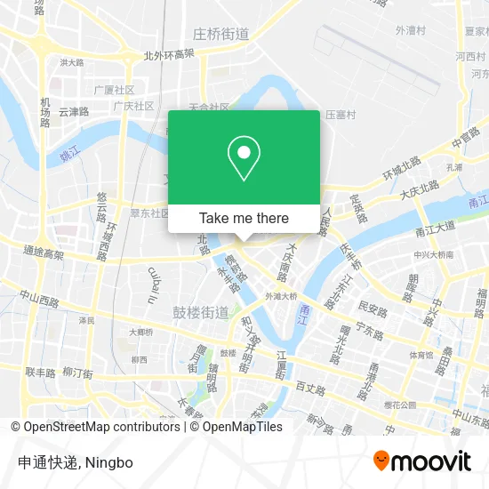申通快递 map