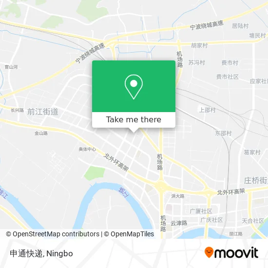 申通快递 map