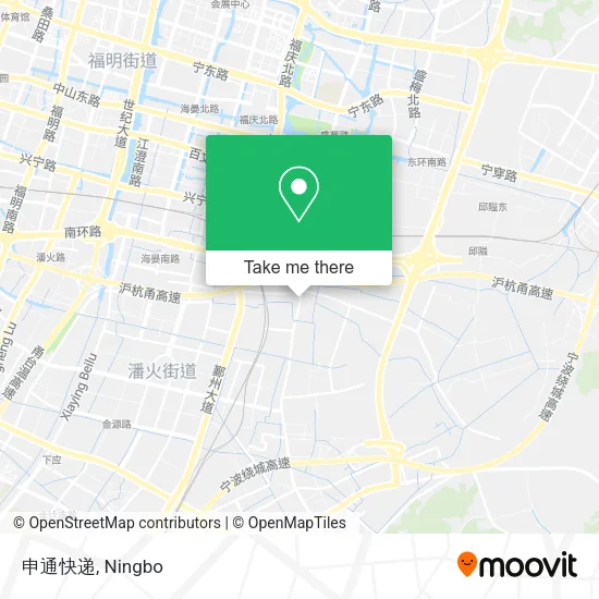 申通快递 map