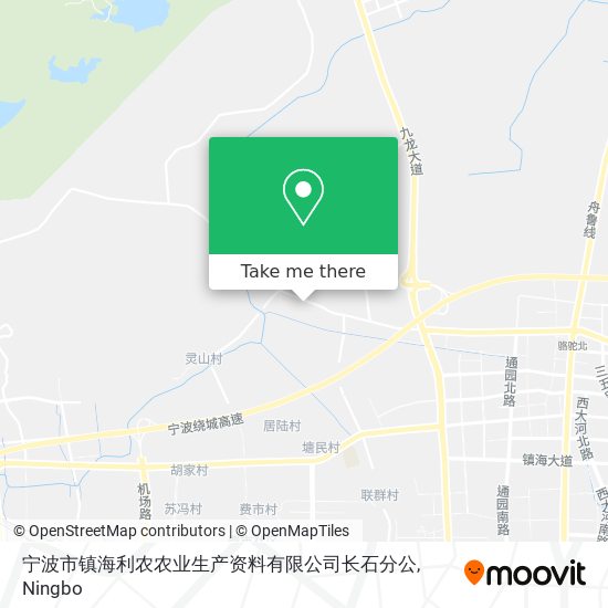 宁波市镇海利农农业生产资料有限公司长石分公 map