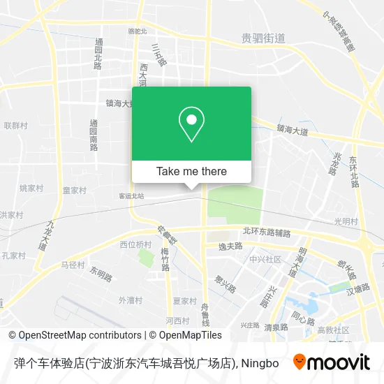 弹个车体验店(宁波浙东汽车城吾悦广场店) map