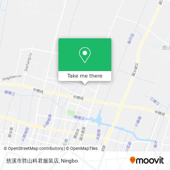 慈溪市胜山科君服装店 map