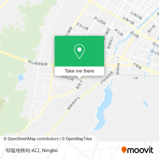 邬隘地铁站-A口 map