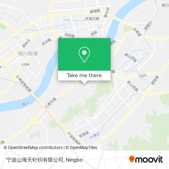 宁波山海天针织有限公司 map