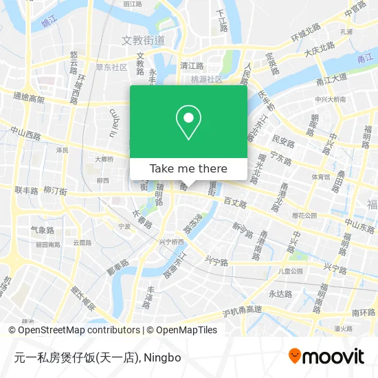 元一私房煲仔饭(天一店) map
