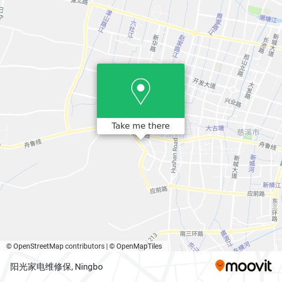 阳光家电维修保 map