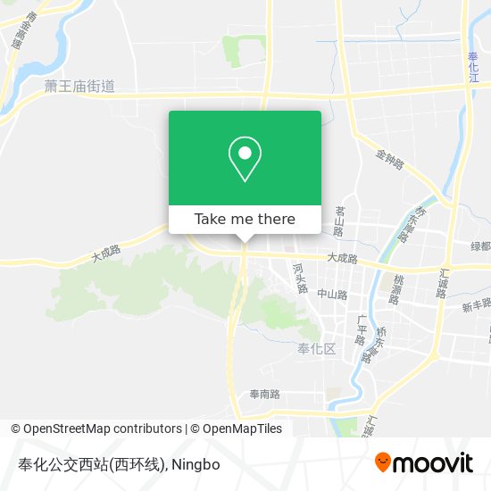 奉化公交西站(西环线) map