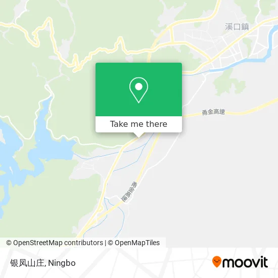 银凤山庄 map