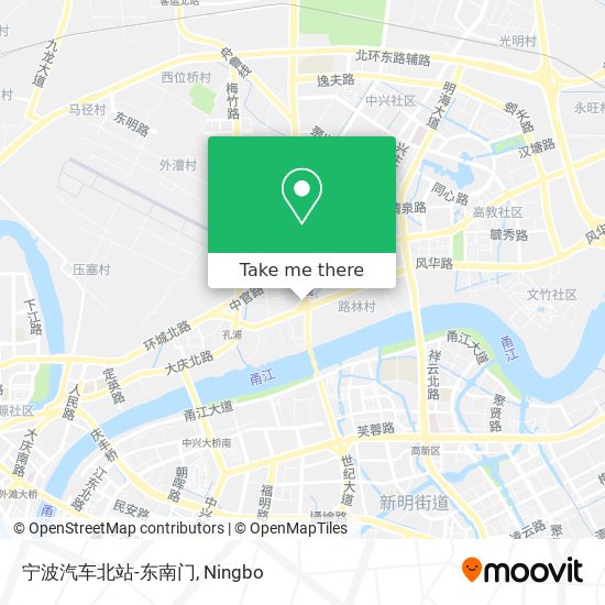 宁波汽车北站-东南门 map