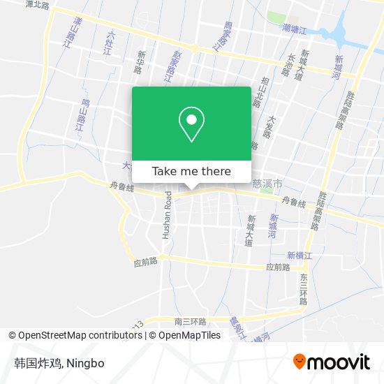 韩国炸鸡 map