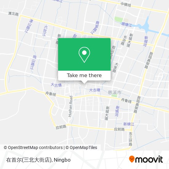 在首尔(三北大街店) map