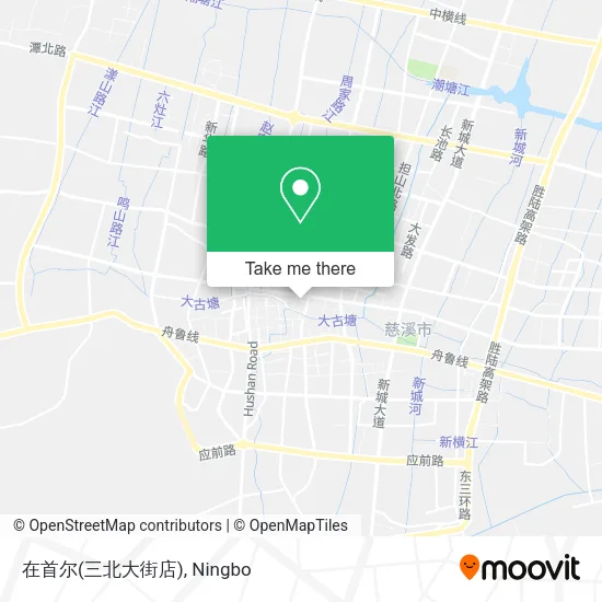 在首尔(三北大街店) map