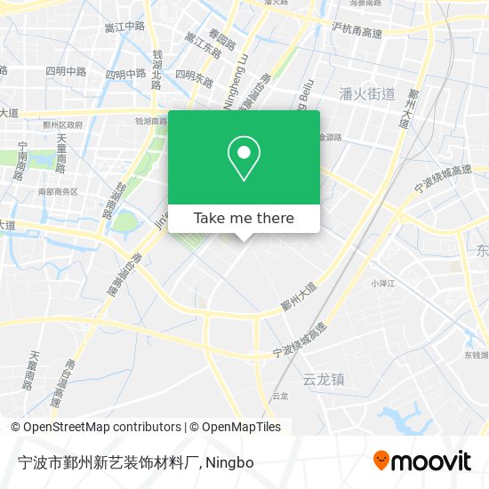 宁波市鄞州新艺装饰材料厂 map