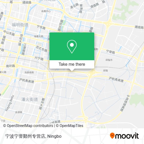 宁波宁誉鄞州专营店 map