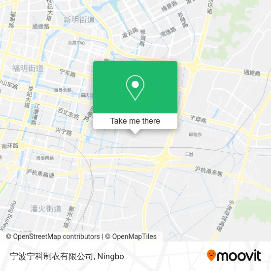 宁波宁科制衣有限公司 map