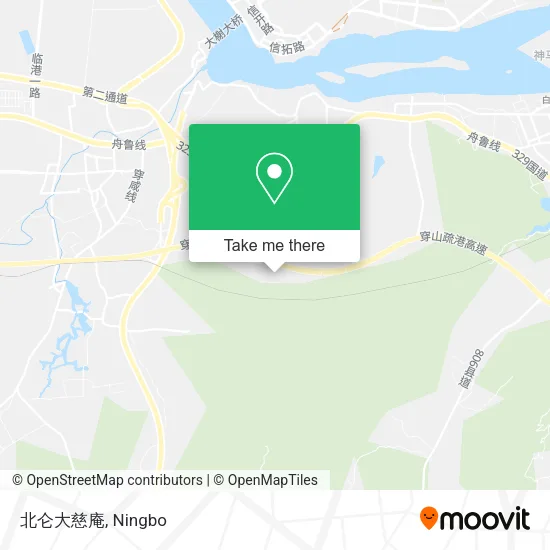 北仑大慈庵 map