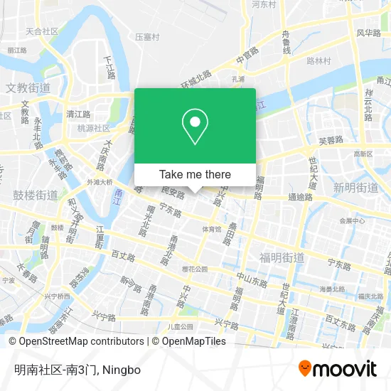 明南社区-南3门 map