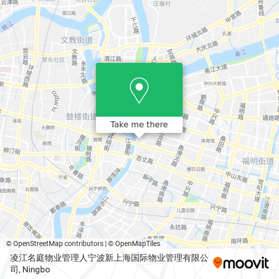 凌江名庭物业管理人宁波新上海国际物业管理有限公司 map