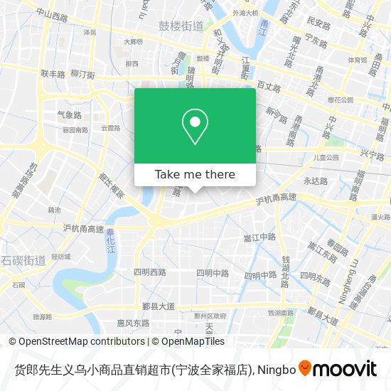 货郎先生义乌小商品直销超市(宁波全家福店) map