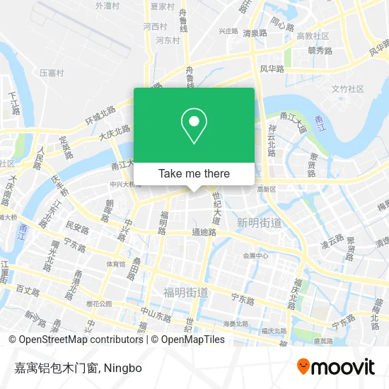 嘉寓铝包木门窗 map