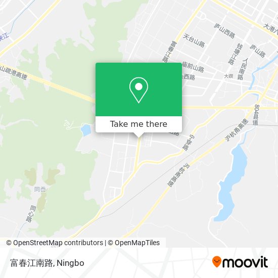 富春江南路 map