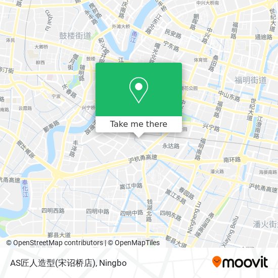 AS匠人造型(宋诏桥店) map