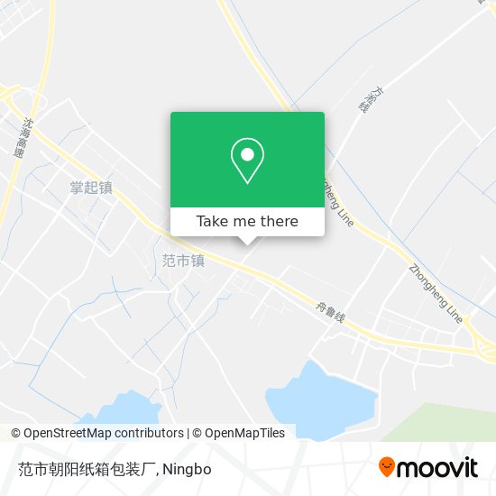 范市朝阳纸箱包装厂 map