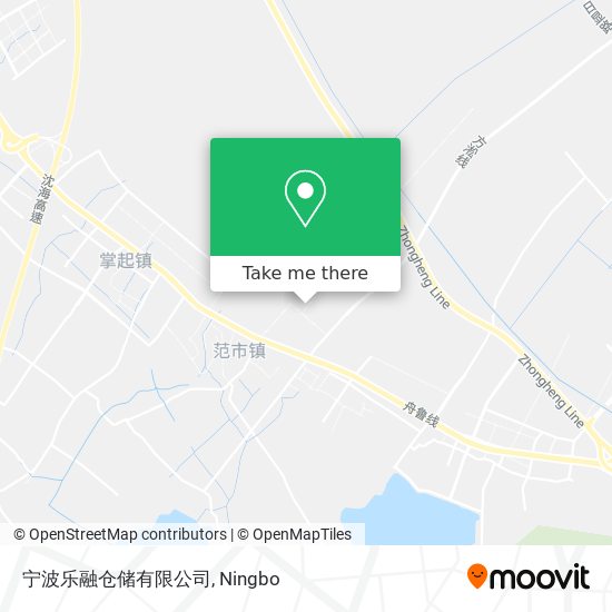 宁波乐融仓储有限公司 map