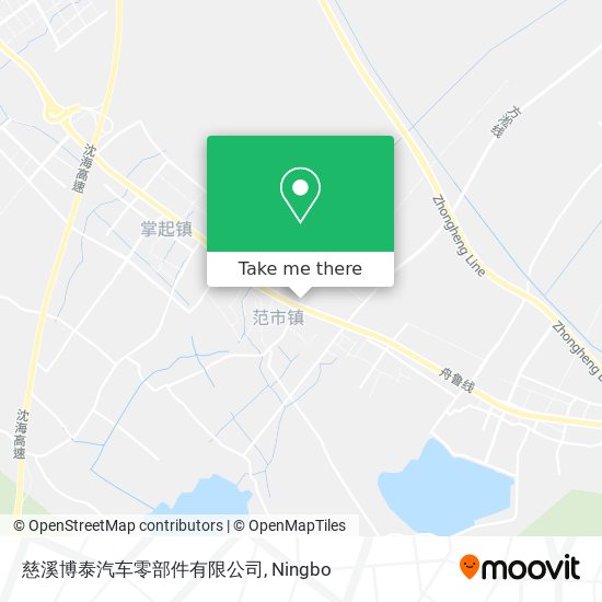 慈溪博泰汽车零部件有限公司 map