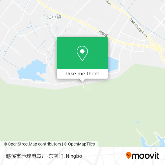 慈溪市驰球电器厂-东南门 map
