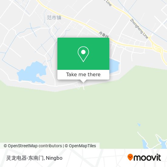 灵龙电器-东南门 map