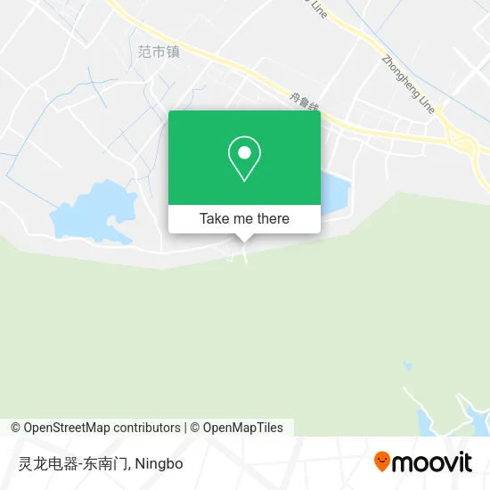 灵龙电器-东南门 map