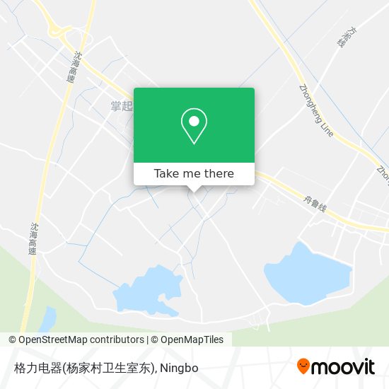 格力电器(杨家村卫生室东) map