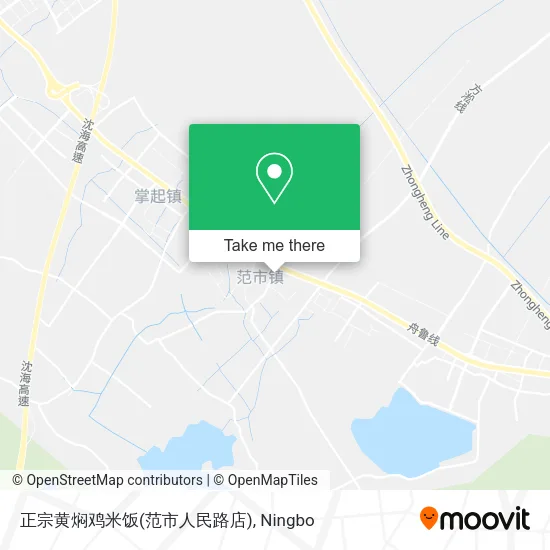 正宗黄焖鸡米饭(范市人民路店) map