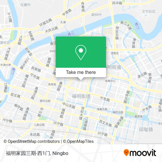 福明家园三期-西1门 map