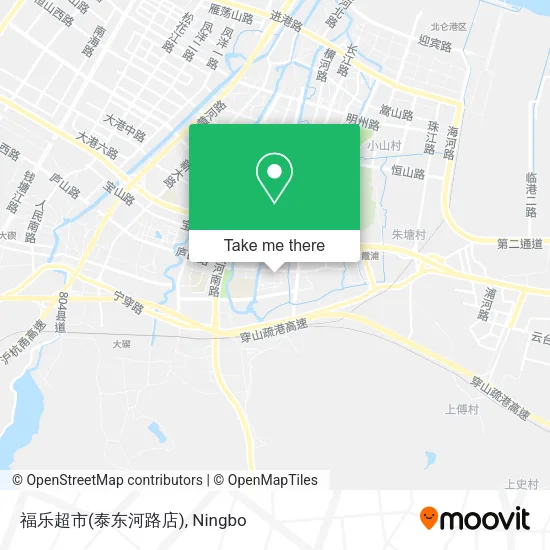 福乐超市(泰东河路店) map