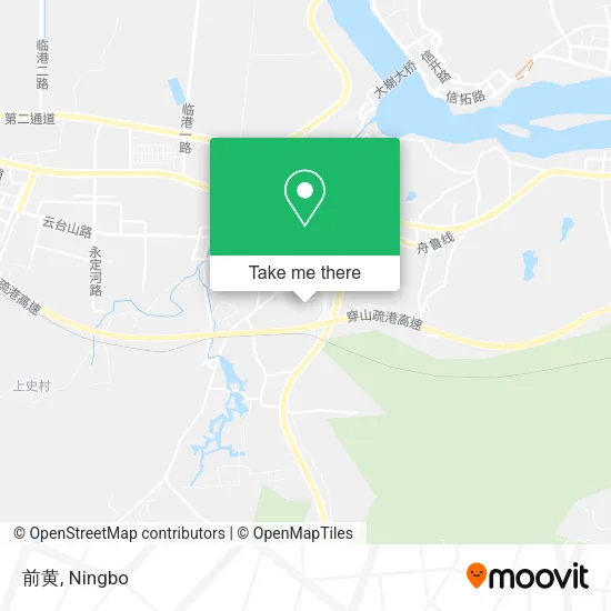 前黄 map