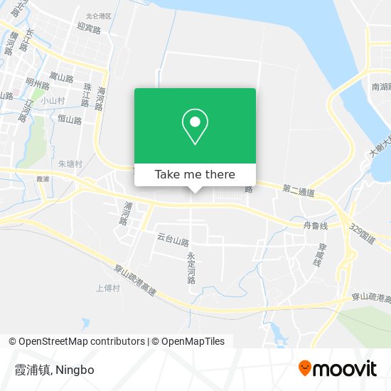 霞浦镇 map