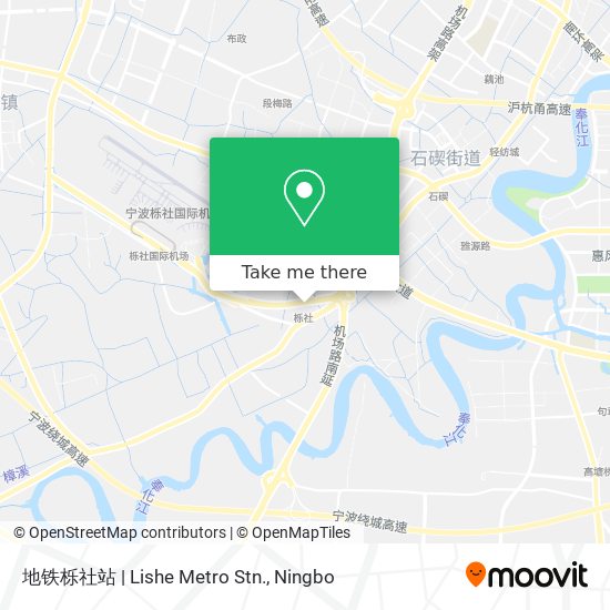 地铁栎社站 | Lishe Metro Stn. map